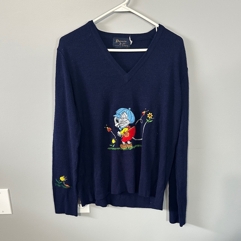 Vintage Embroidery Sweater